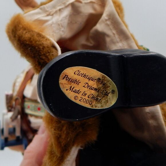 Possible Dreams Clothtique Holiday Treasures Santa Figurine Christmas Dept 56 - Picture 15 of 15